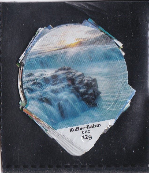 Kaffeerahmdeckel: KRD Serie 6397 Riegel Wasserfälle – Gebraucht aus Tentlingen von Patrick782