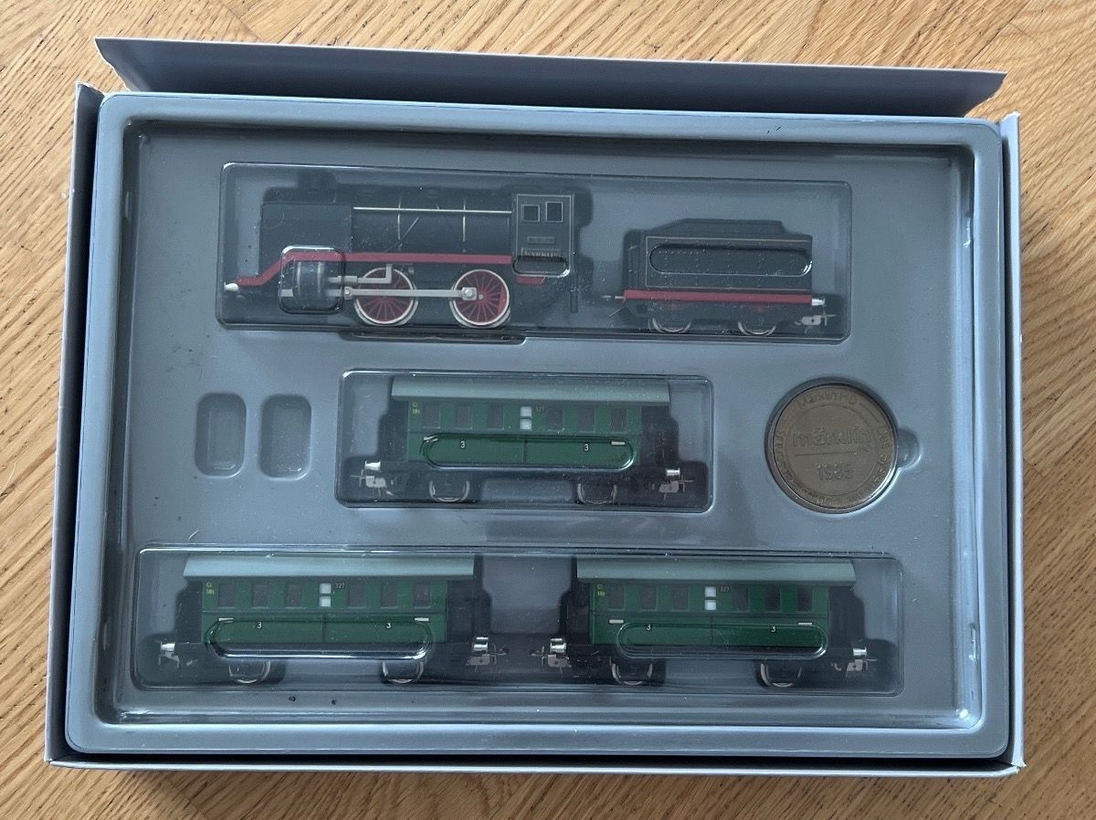 Märklin Modellini di ferrovie: Märklin-Set mit historischer Modellbahn – Usato da Steinach venduto da Trixstadt 5