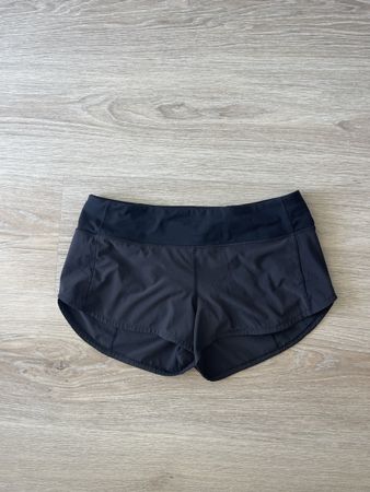 Lululemon Speed Up Short 2.5" schwarz Grösse 6 guter Zustan