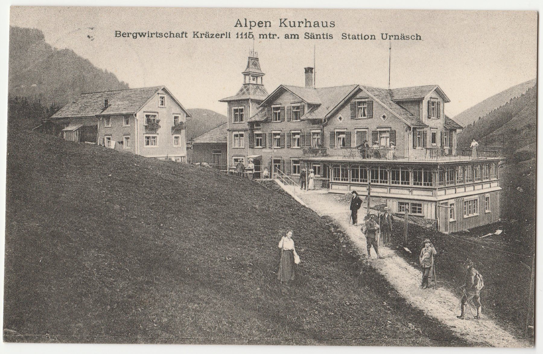 Cartoline postali: 02.08.1913 - Bergwirtschaft – Usato da Fällanden venduto da Blausegelfliege