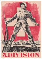 3. Division, Soldatenmarke 1941, gelaufen mit Feldpost