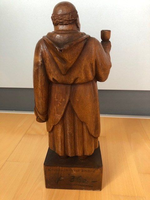 Statuette: Mönch Figur von Brienzer Schnitzerei – Usato da Altbüron venduto da zet_pnw5 3