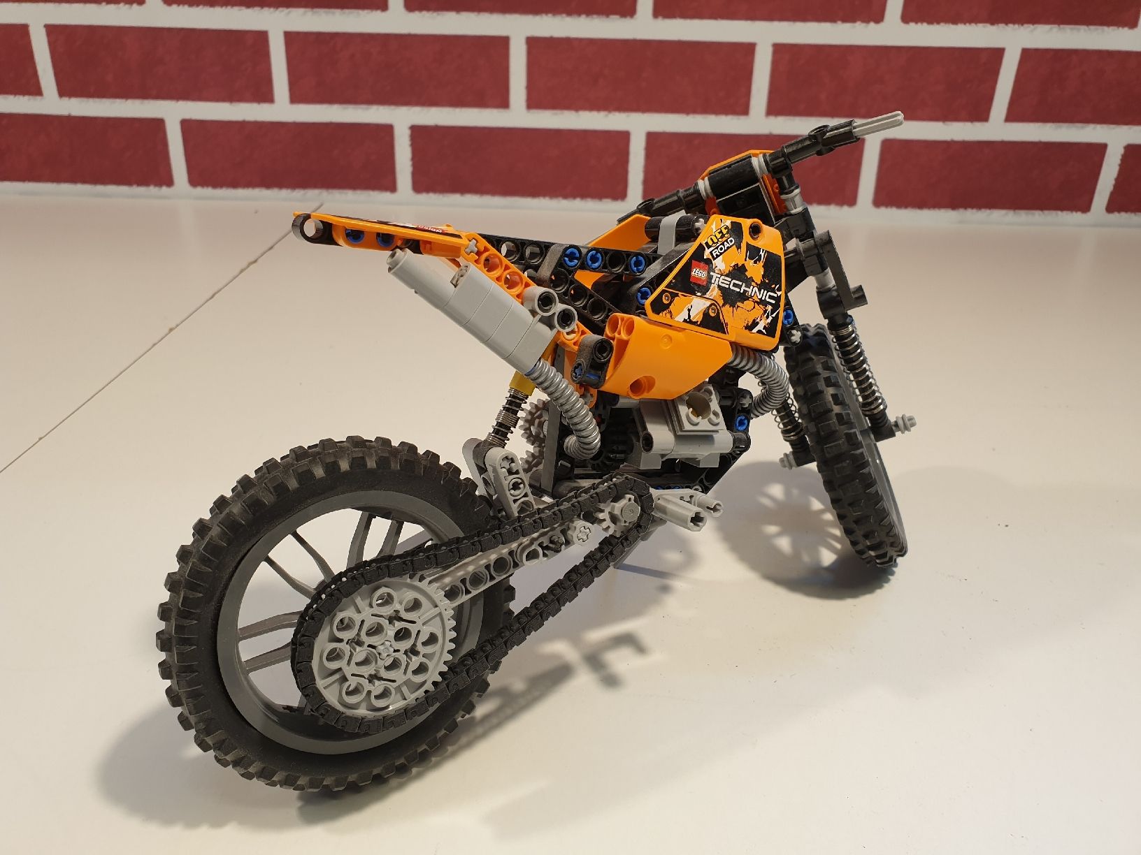 Lego Giocattoli: LEGO Technic Motorrad, Modell 42007 – Usato da Herisau venduto da Musikfestival 2