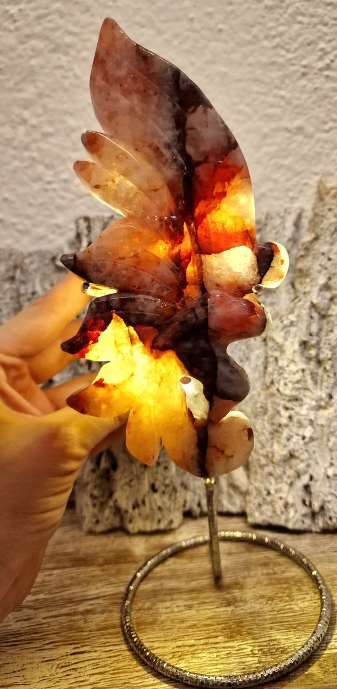 Mineralien & Heilsteine: Mystische Feuerquarz Fee 455g – Neu (gemäss Beschreibung) aus Matzingen von Shay_Crystalz 2