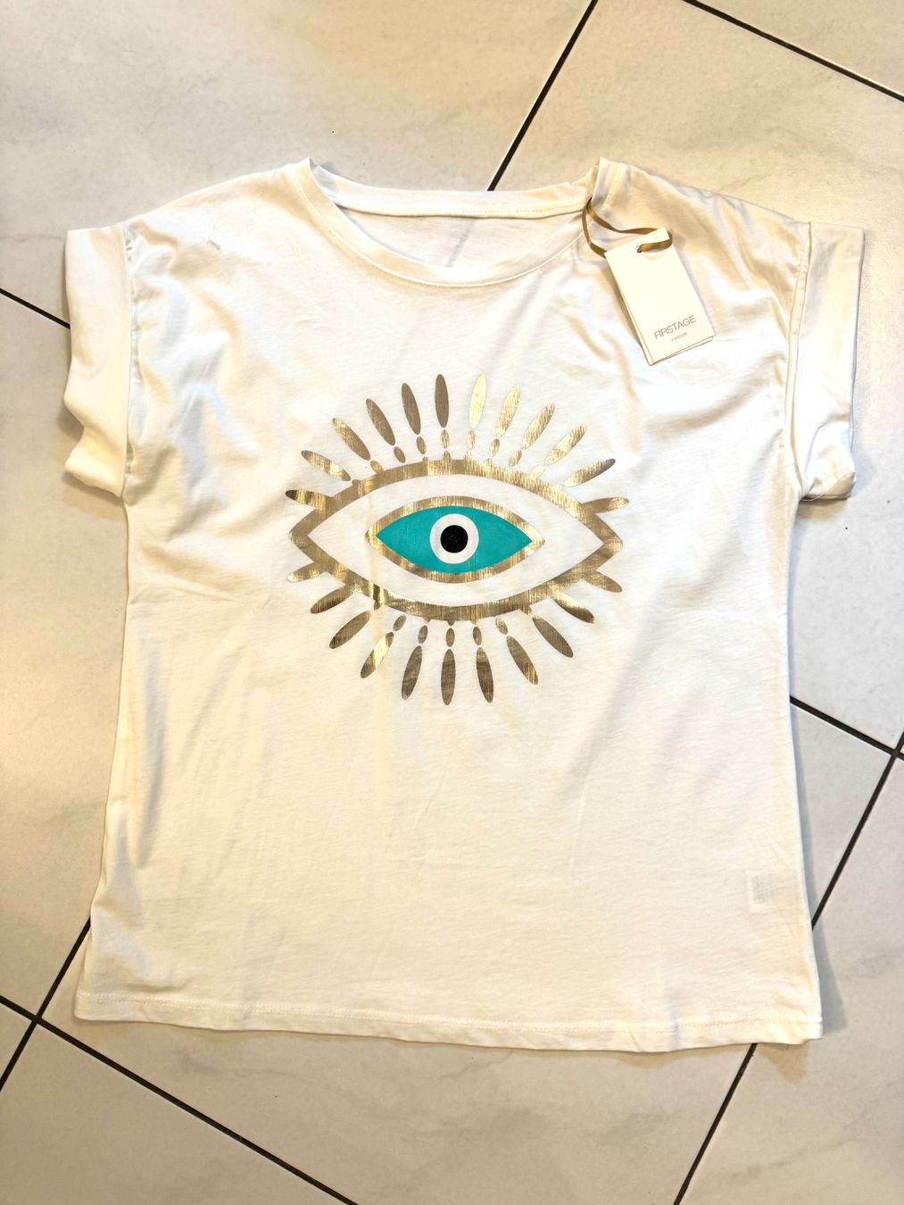 T-shirt: NEU: FIRSTAGE T-Shirt Panna Gr. M – Nuovo e nell'imballaggio originale da Maienfeld venduto da Fashion_2009