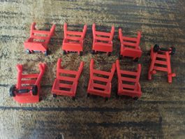 lego 2495c01 lot de 9 pièces Red Minifigure, Utensil Hand