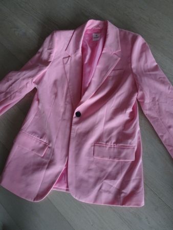 Jacke rosa Gr. 40, Baumwolle gefüttert, neu und ungetragen