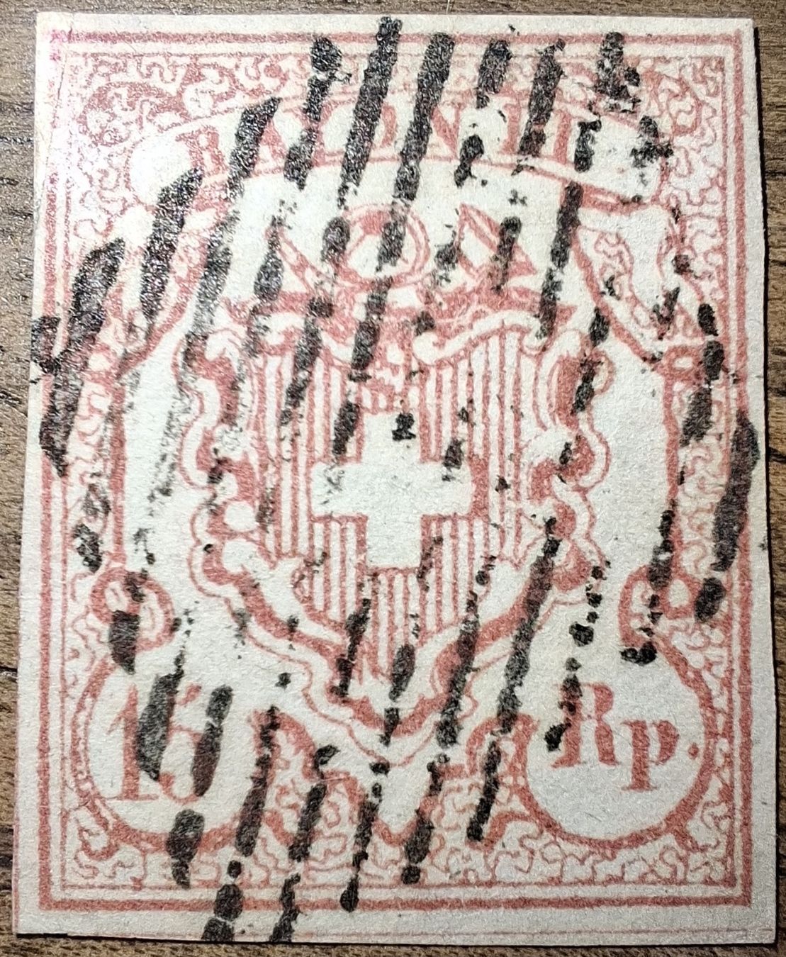Tutti i francobolli: Rayon Nr. 20 Typ 8 OR - I / repariert – Usato da Balgach venduto da SIMEON27