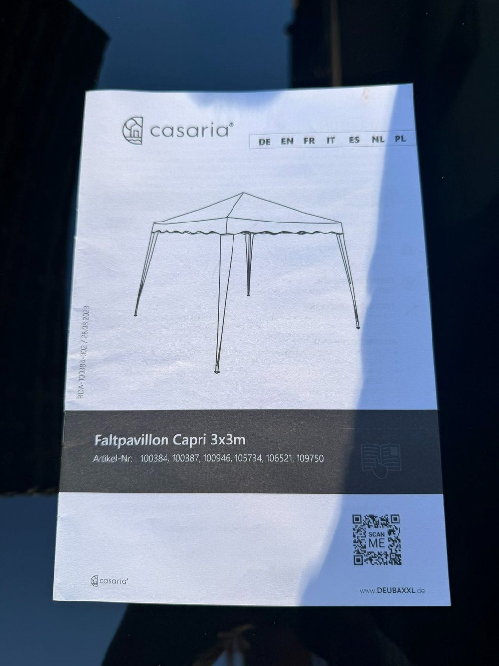 Gonser Zelte & Pavillons: FALTPAVILLON NEUWERTIG – Gebraucht aus Meienried von ManuelaBoutique