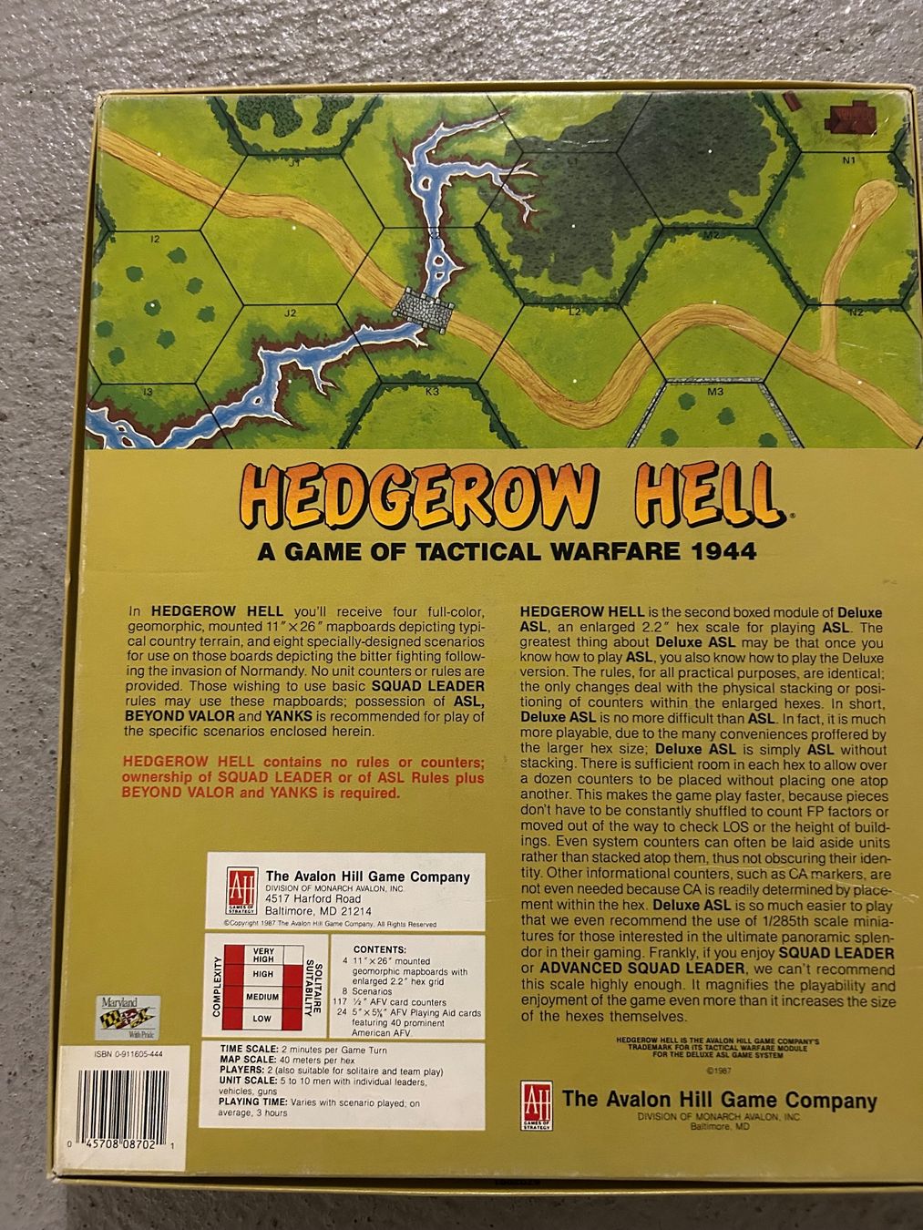 Giochi: Hedgerow Hell: ASL Deluxe Module 2 (1987) – Usato da Bern venduto da pacolino22 1