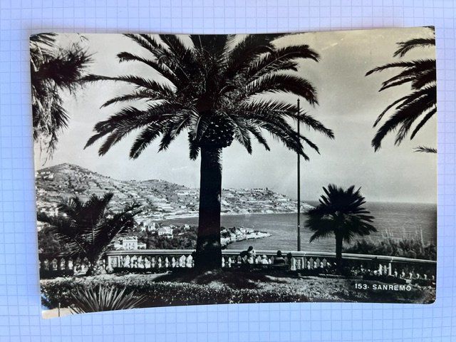 Cartoline postali: Postkarte alt, Sanremo, 1951 – Usato da Niederwil AG venduto da dahu75