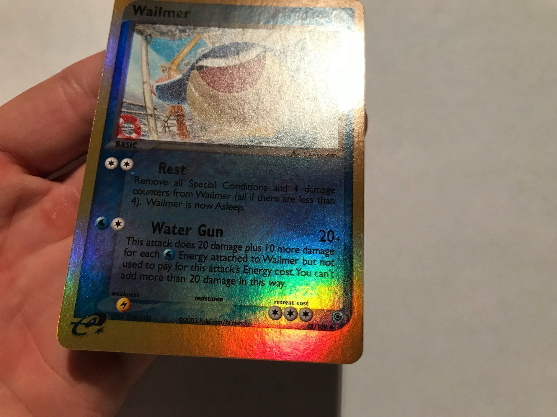 Pokémon Carte collezionabili: Wailmer reverse holo Ex Ruby & Saphire – Nuovo (secondo la descrizione) da Hagendorn venduto da Pokecollectorch 5