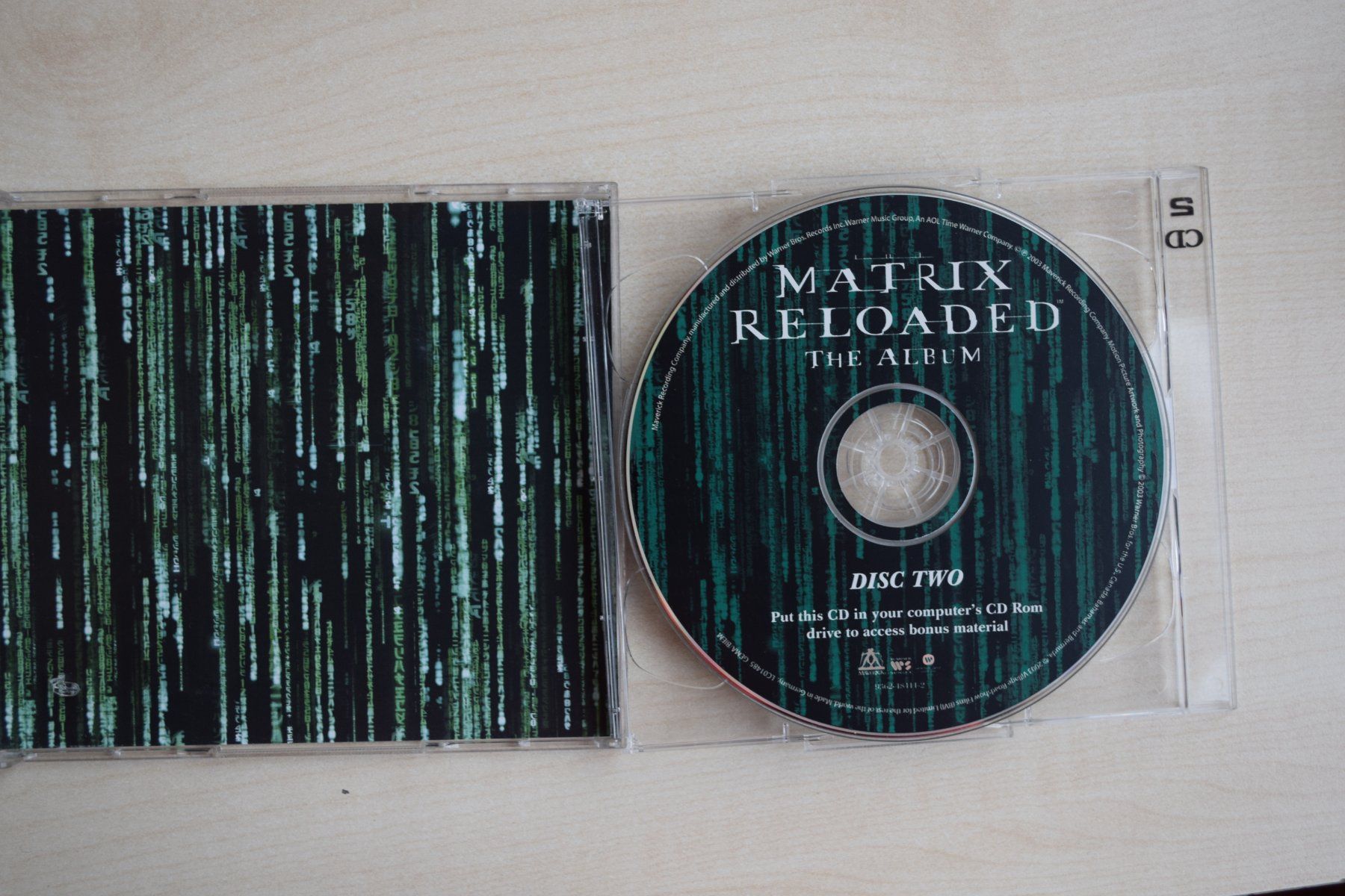CD: MATRIX RELOADED  2CDs. (581) – Usato da Reutigen venduto da DONDON55 4