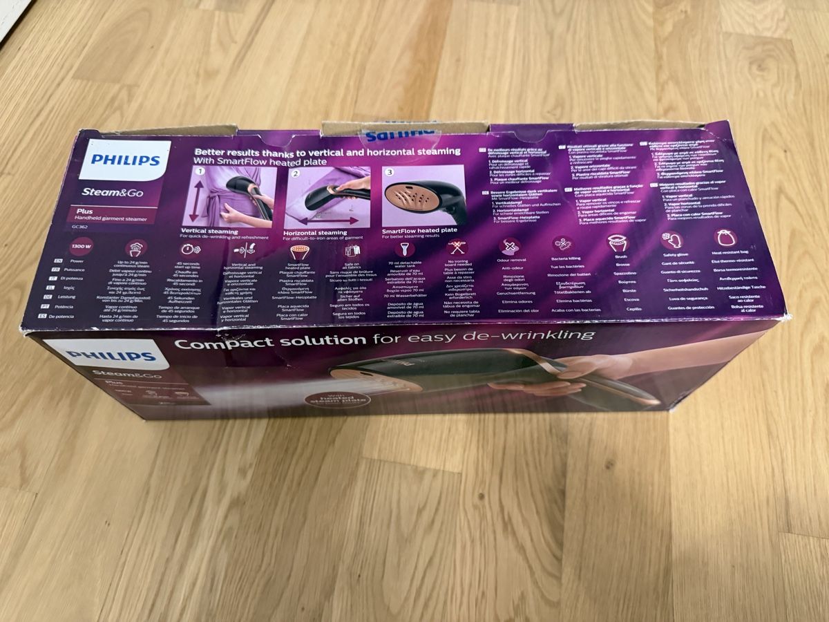 Philips Pulitori a vapore: Dampfbürste Philips Steam&Go Plus neuwertig – Nuovo (secondo la descrizione) da Ostermundigen venduto da alb_f68f 2