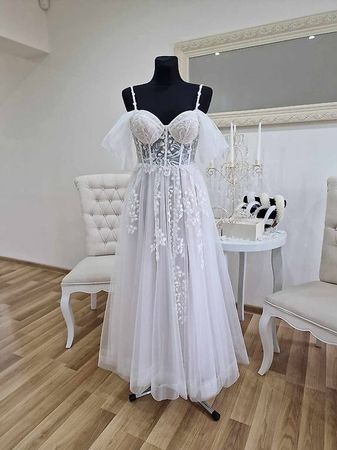 Elegant und sexi brautkleid xs