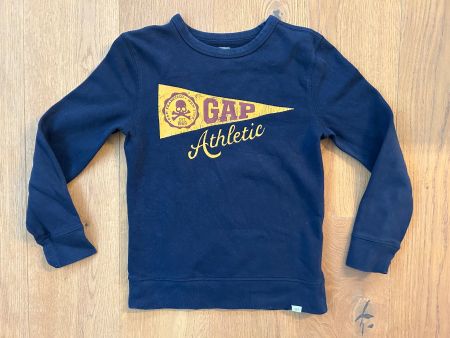 Kinder- Pullover GAP dunkelblau mit orangen Details 146/152