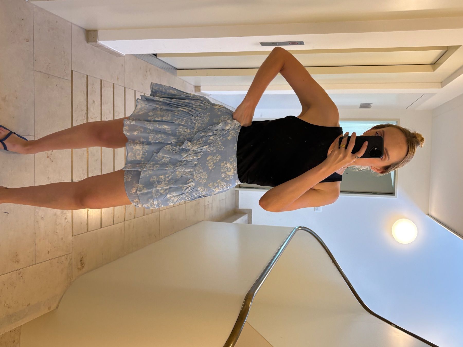 Gonne: Jupe Second Female à fleurs bleues taille XS – Usato da Zürich venduto da mcotti01 4