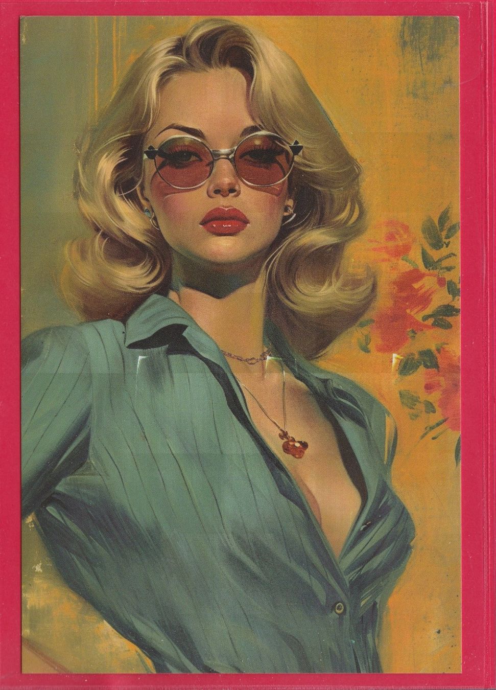 Ansichtskarten: PIN UP GIRL KARTE – Gebraucht aus Oberrieden von Gebirgsstelze