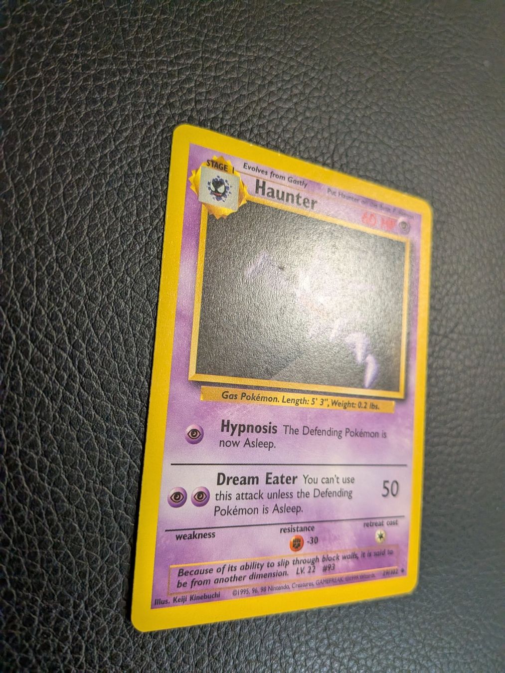 Pokémon Carte collezionabili: Base Set Haunter 29/102 Ab 1 – Usato da Paradiso venduto da Pkmn10 2
