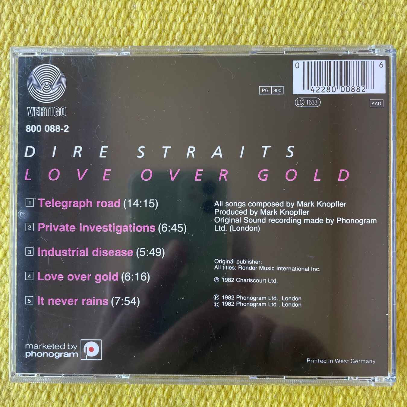 CD: DIRE STRAITS-LOVE OVER GOLD – Usato da Rorschacherberg venduto da CD-Roli 1