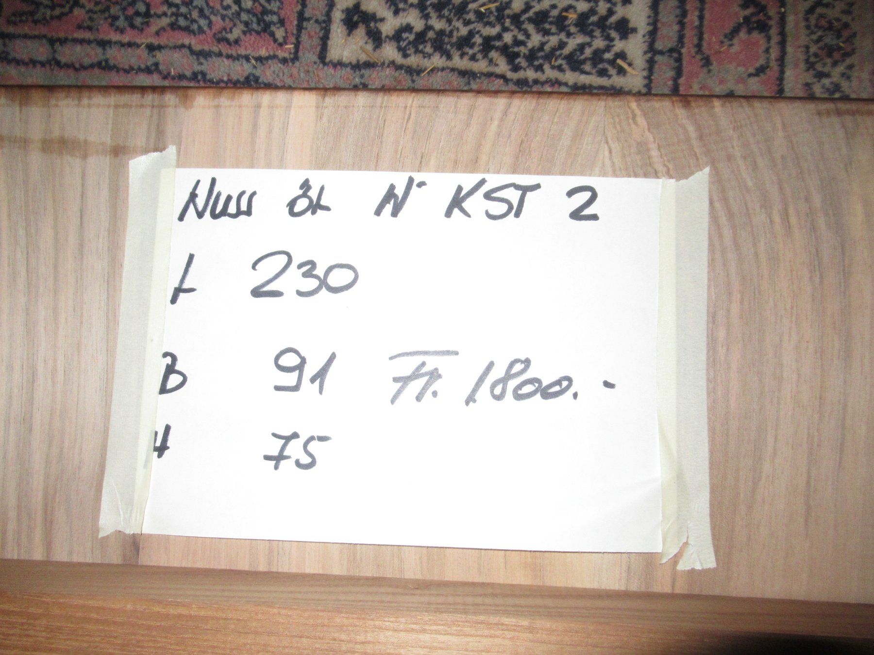 Tavoli: Beizentisch (Nuss/230) – Nuovo (secondo la descrizione) da Berg SG venduto da Pizza58 8