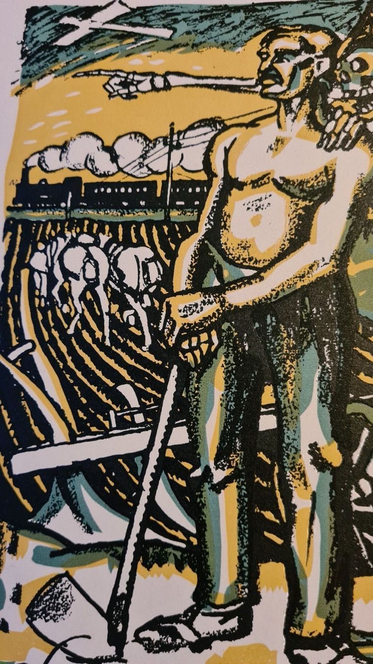 Arts picturaux & lithographies: Edmond Bille Farblithografie "un dance – D'occasion à Emmenbrücke par Kunstankaufverkauf9 3