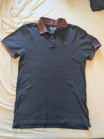 Polohemd Blend dunkelblau Grösse Medium