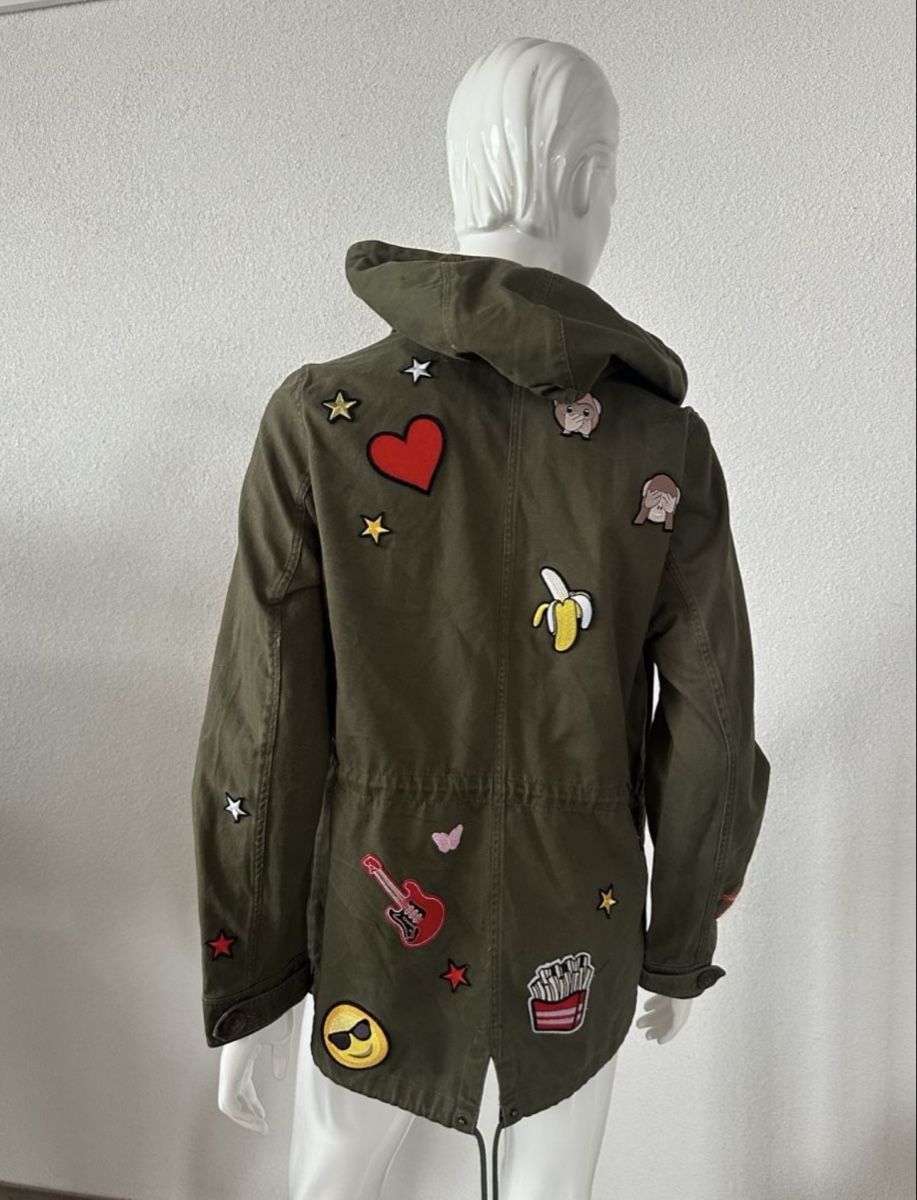 Jacken: Khaki Patch Jacket - Unique Style – Gebraucht aus Vevey von ledidream 3