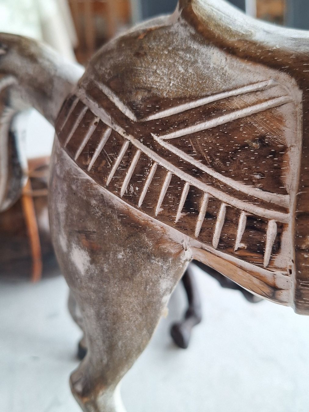 Statuette: DEKORATION 2 PFERDE TIERFIGUREN – Usato da Huttwil venduto da Kunterbuntli 6