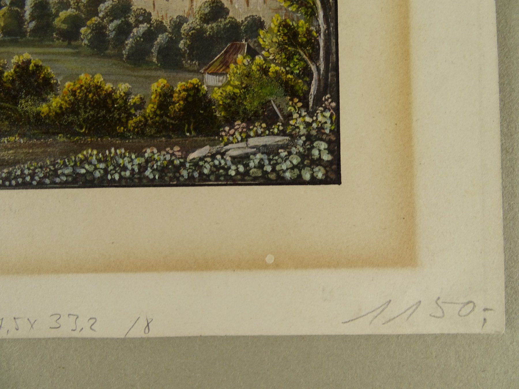 Incisioni: BURGDORF, AQUATINTA 1857 – Usato da Grüningen venduto da Kartensammler 5