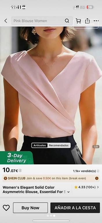 Blusen: Elegante rosa Wickelbluse – Neu und originalverpackt aus Balsthal von nlo_wg7q 2