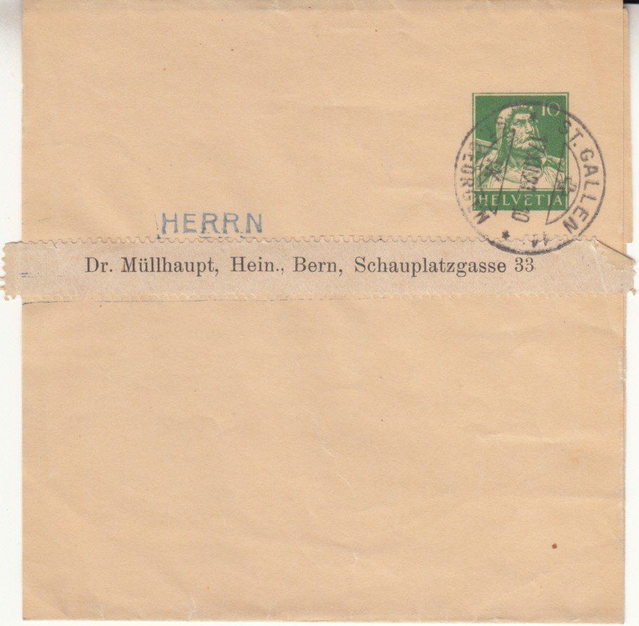 Tutti i francobolli: SGK SB 044 mit ST St. Gallen St. Georgen – Usato da Bürglen TG venduto da StampGraf
