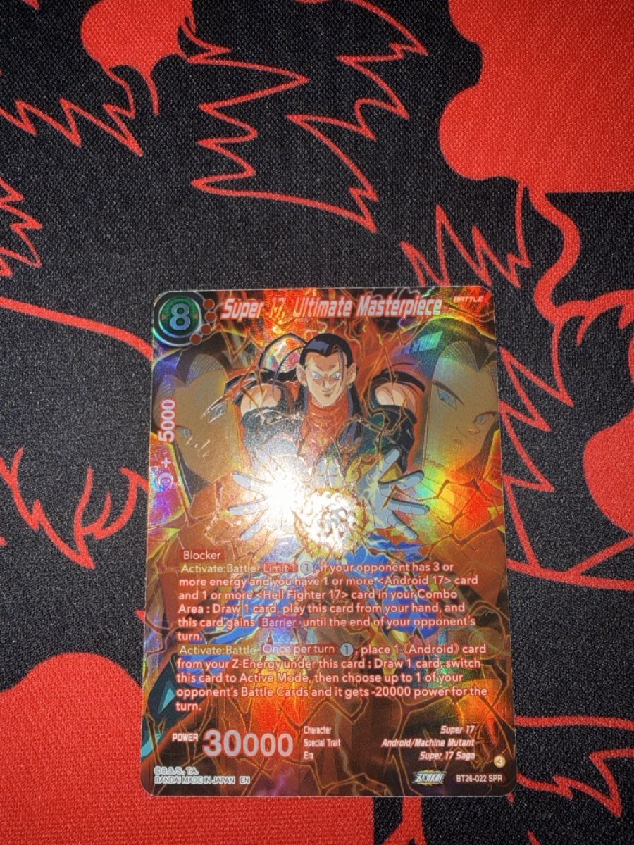Bandai Sammelbilder & Trading cards: Super 17 Ultimate Masterpiece BT26 SPR – Neu (gemäss Beschreibung) aus Basel von ari_s727