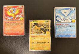 Moltres / Zapdos / Articuno 30Th Anniversary Promo 
