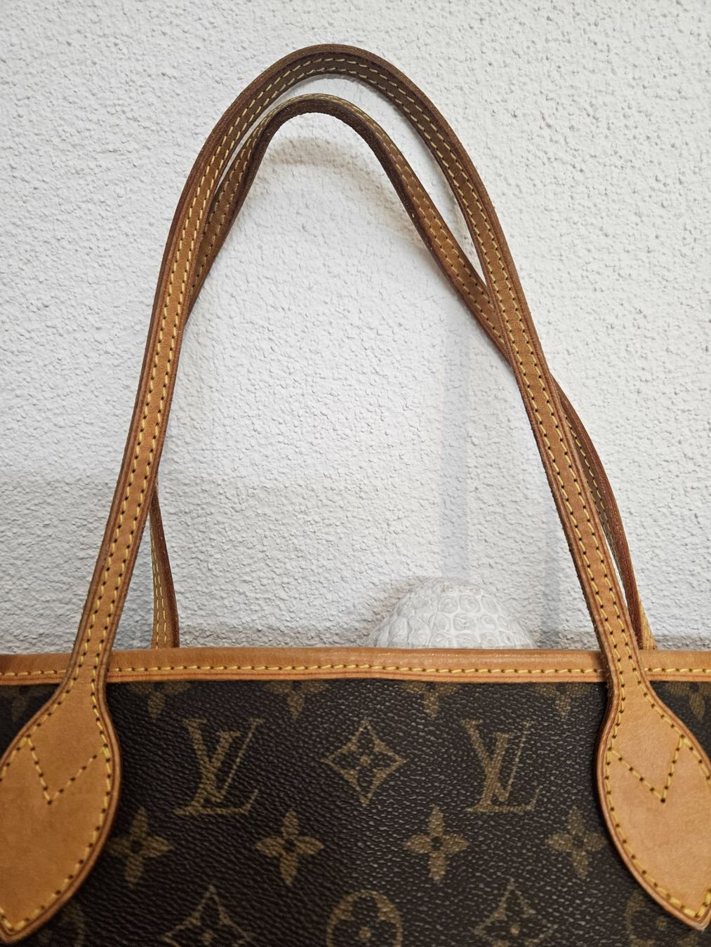 Louis Vuitton Taschen für Damen: Louis Vuitton Tasche Neverfull MM Canvas Monogram braun – Gebraucht aus Muri AG von Anja1979 3