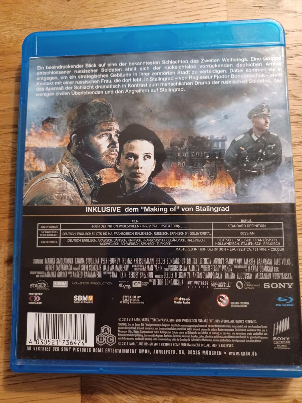 Tutti i DVDs: Stalingrad - Blu-ray – Usato da Urdorf venduto da Muluk 1