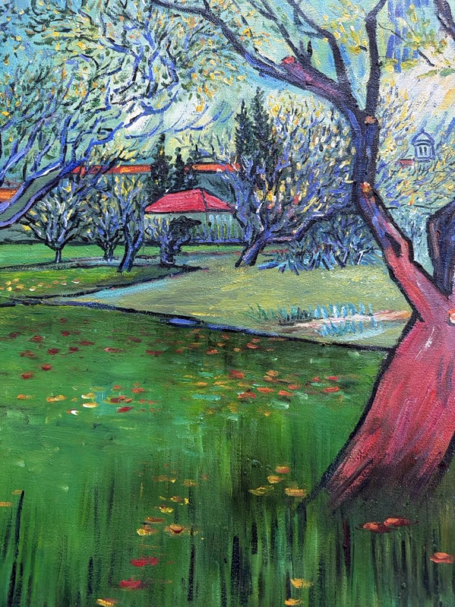 Dipinti: Gemälde, Reproduktion nach Van Gogh. – Usato da Biberist venduto da Momo33 3