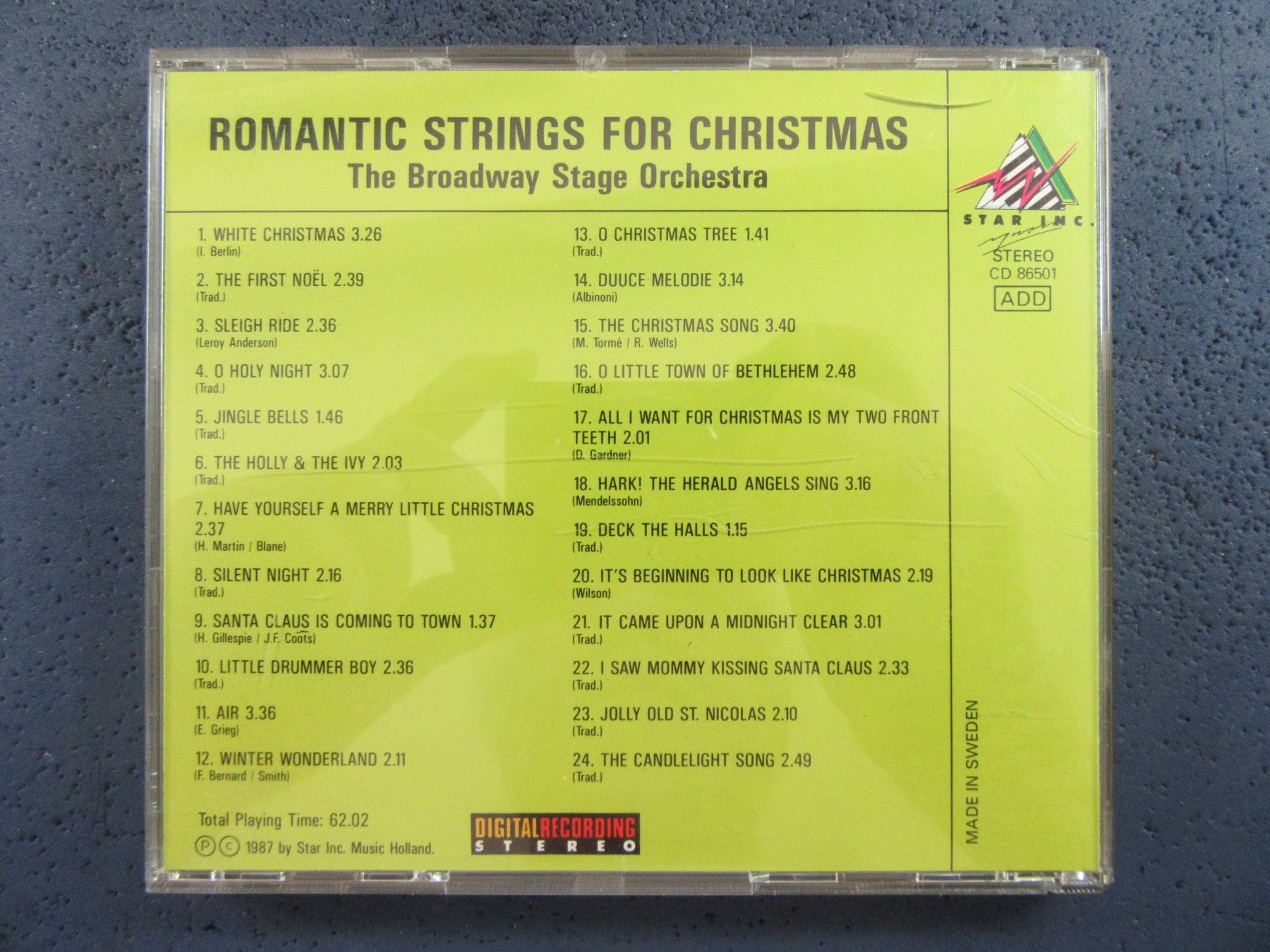 CDs: ROMANTIC STRINGS FOR CHRISTMAS CD – Gebraucht aus Ettingen von Hausi4711 1