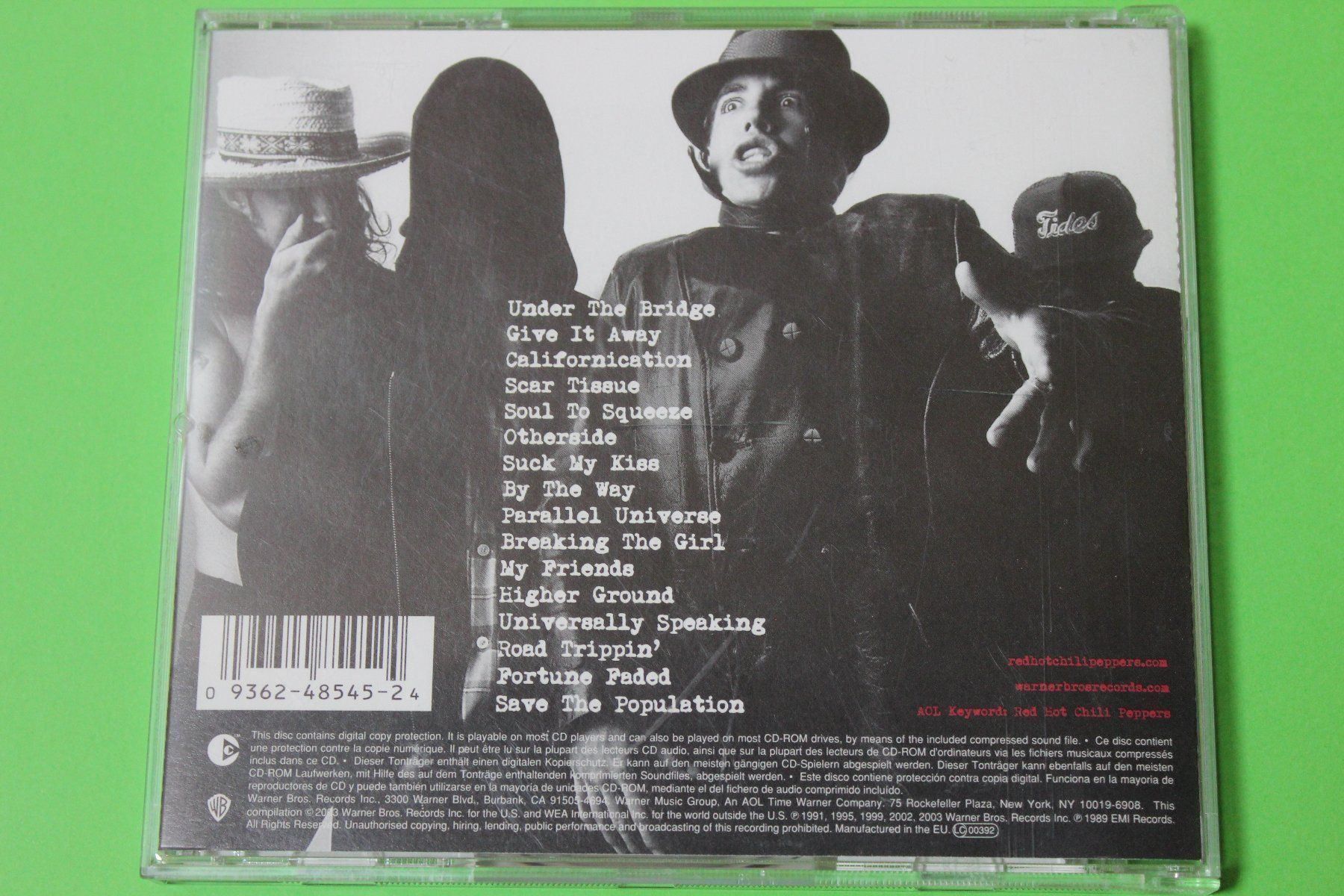 CD: RED HOT CHILI PEPPERS - GREATEST HITS CD! – Usato da Tübach venduto da JamesStone 3
