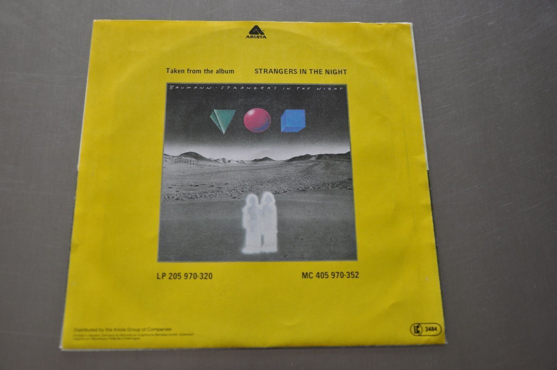 Vinyles: PETER BAUMANN 7 STRANGERS IN THE NIGHT – D'occasion à Sion par jaipur1401 1