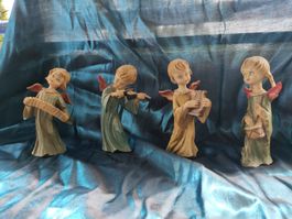 Schöne Handbemalte musizierende Engel 