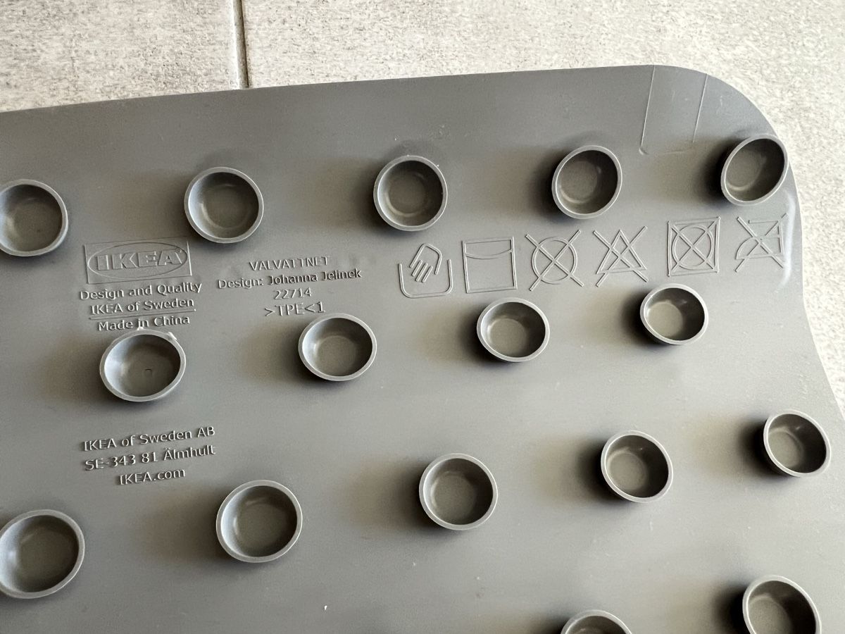 Tappeti: Tapis de bain antidérapant IKEA VALVLINIA gris – Nuovo e nell'imballaggio originale da Nyon venduto da Todtk 2