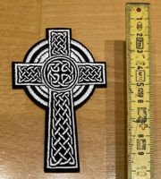 Celtic Cross Patch Sticker Aufnäher Rock Punk Metal