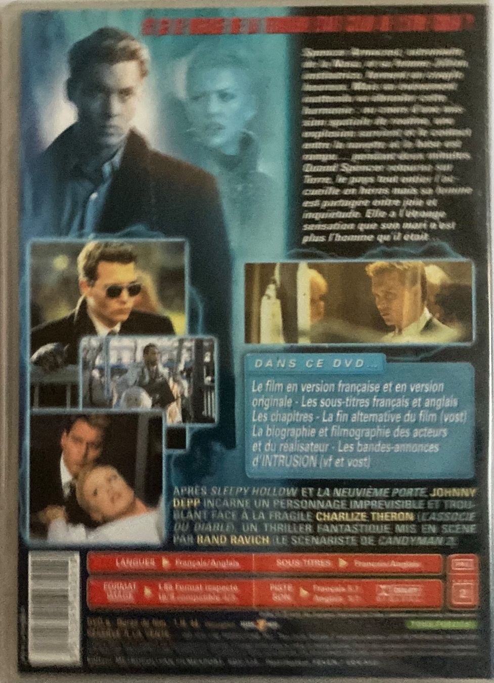 Tutti i DVDs: JOHNNY DEPP / CHARLIZE THERON - INTRUSION – Usato da Poliez-Pittet venduto da Newtown-Records 1