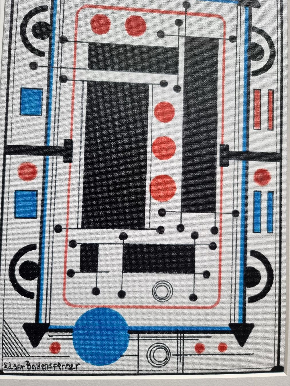 Dipinti: EDGAR BALTENSPERGER ORIGINAL ACRYL MISCHTECHNIK SIGNIERT – Usato da Gersau venduto da kunst-online 2