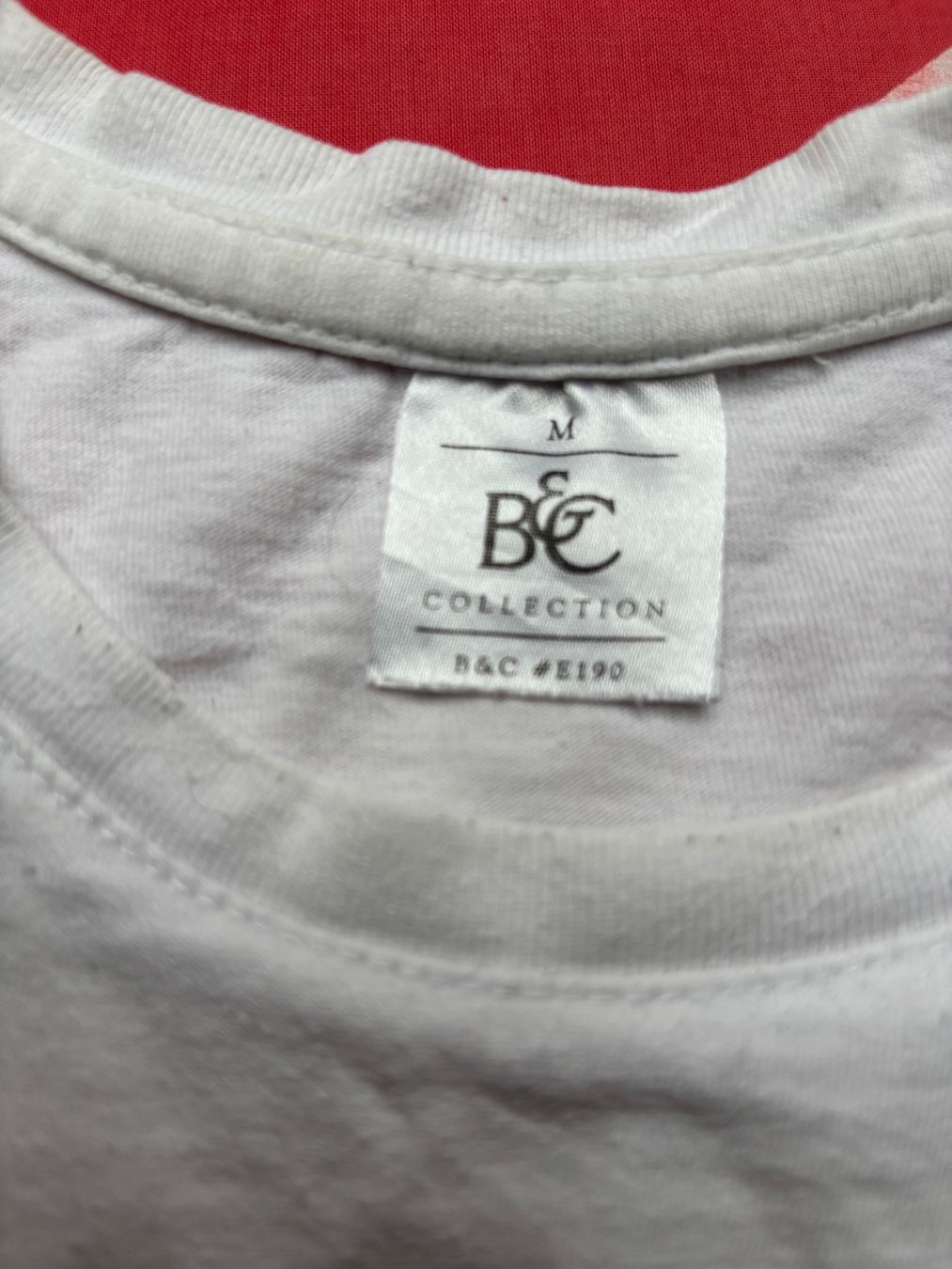 T-shirt: TShirt  mit Druck weiss M B&C Collection – Usato da Balsthal venduto da Uroby 2