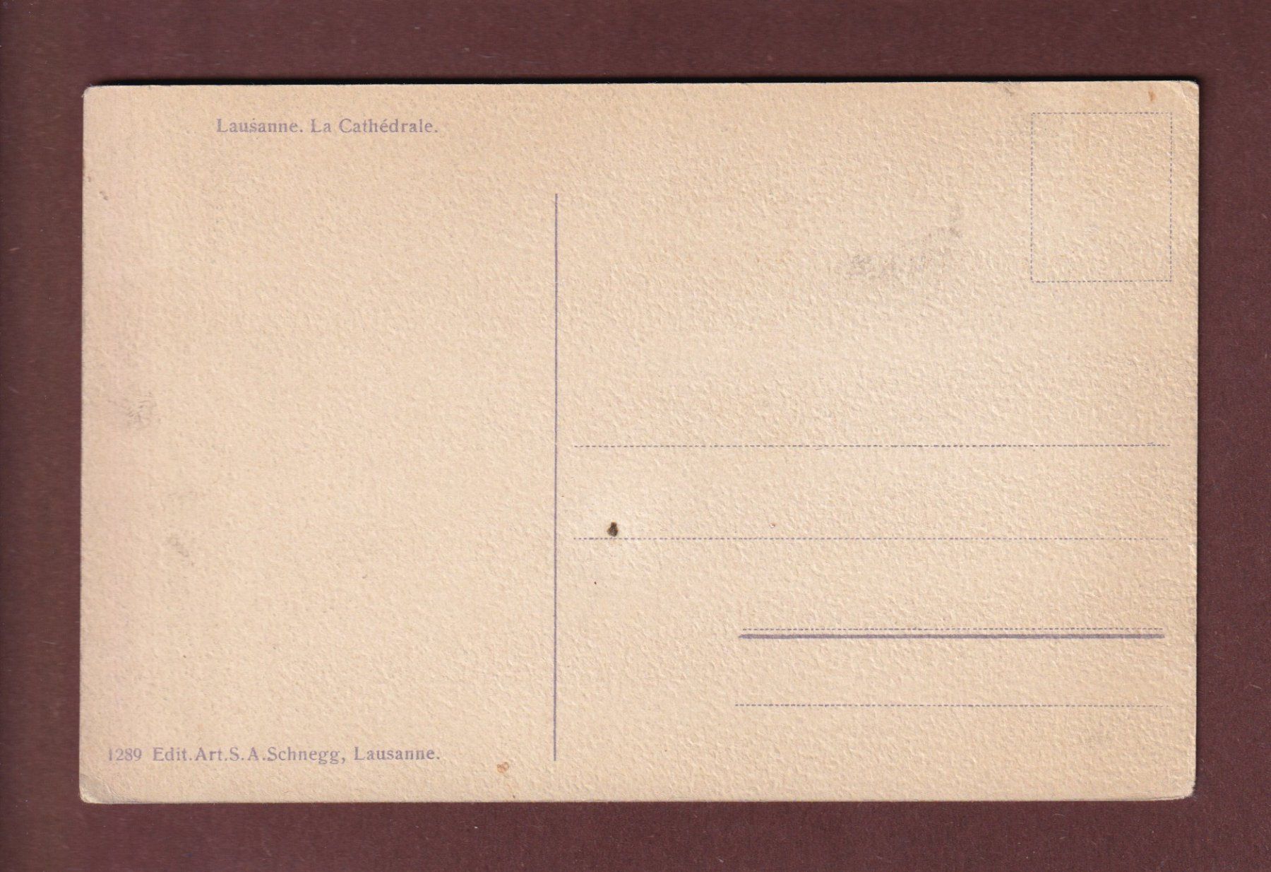Cartoline postali: LAUSANNE - Cathédrale – Usato da Pully venduto da nicecards-shop 1