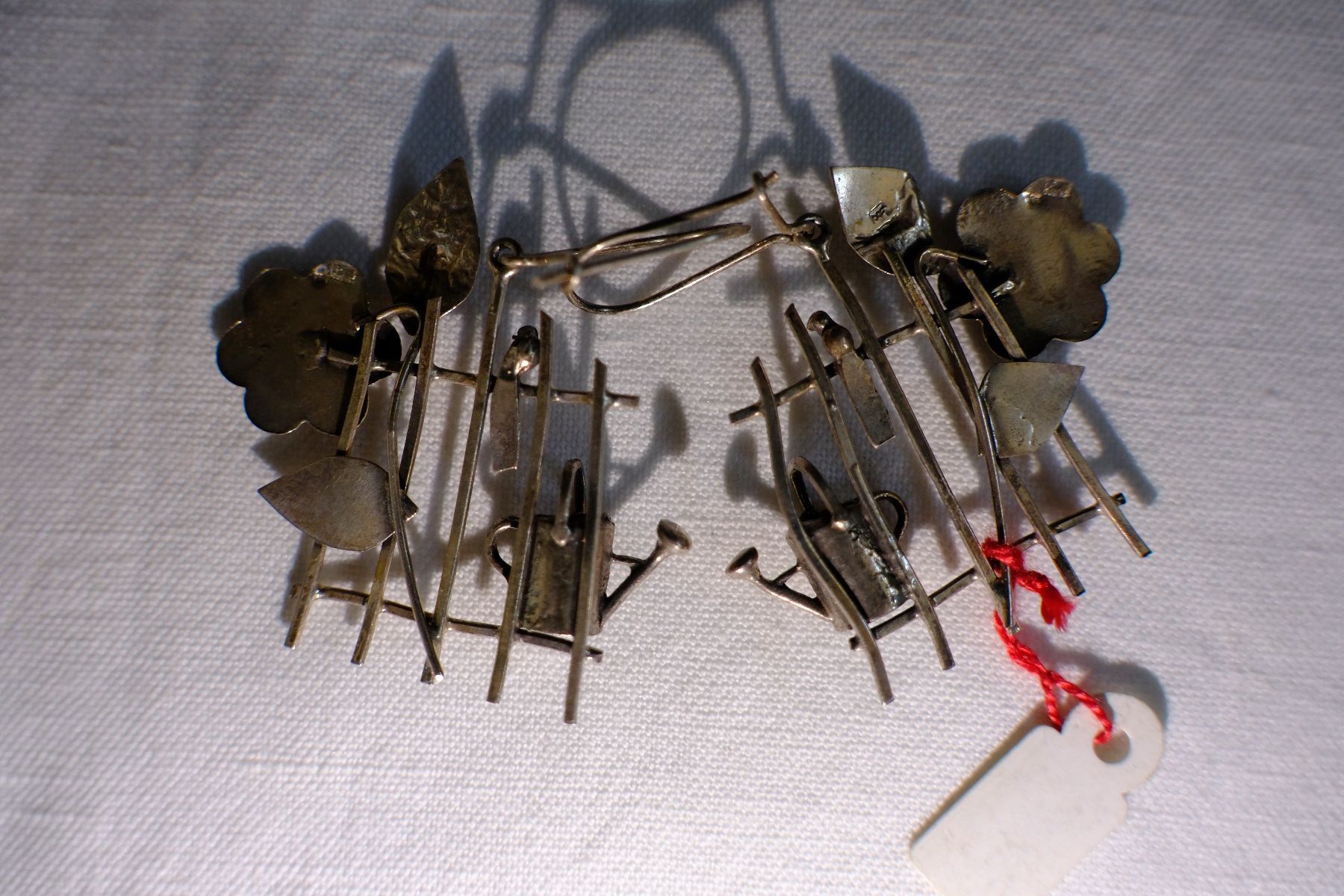 Orecchini pendenti & Orecchini a lobo: Silber 925, Sterling Silber - Ohrhänger/Anstecker Gartenzaun – Nuovo (secondo la descrizione) da Fribourg venduto da Silver_Wat 1