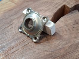 1 antike Tür Drücker Rosette, Buntmetall (LOT3314#TBS1)