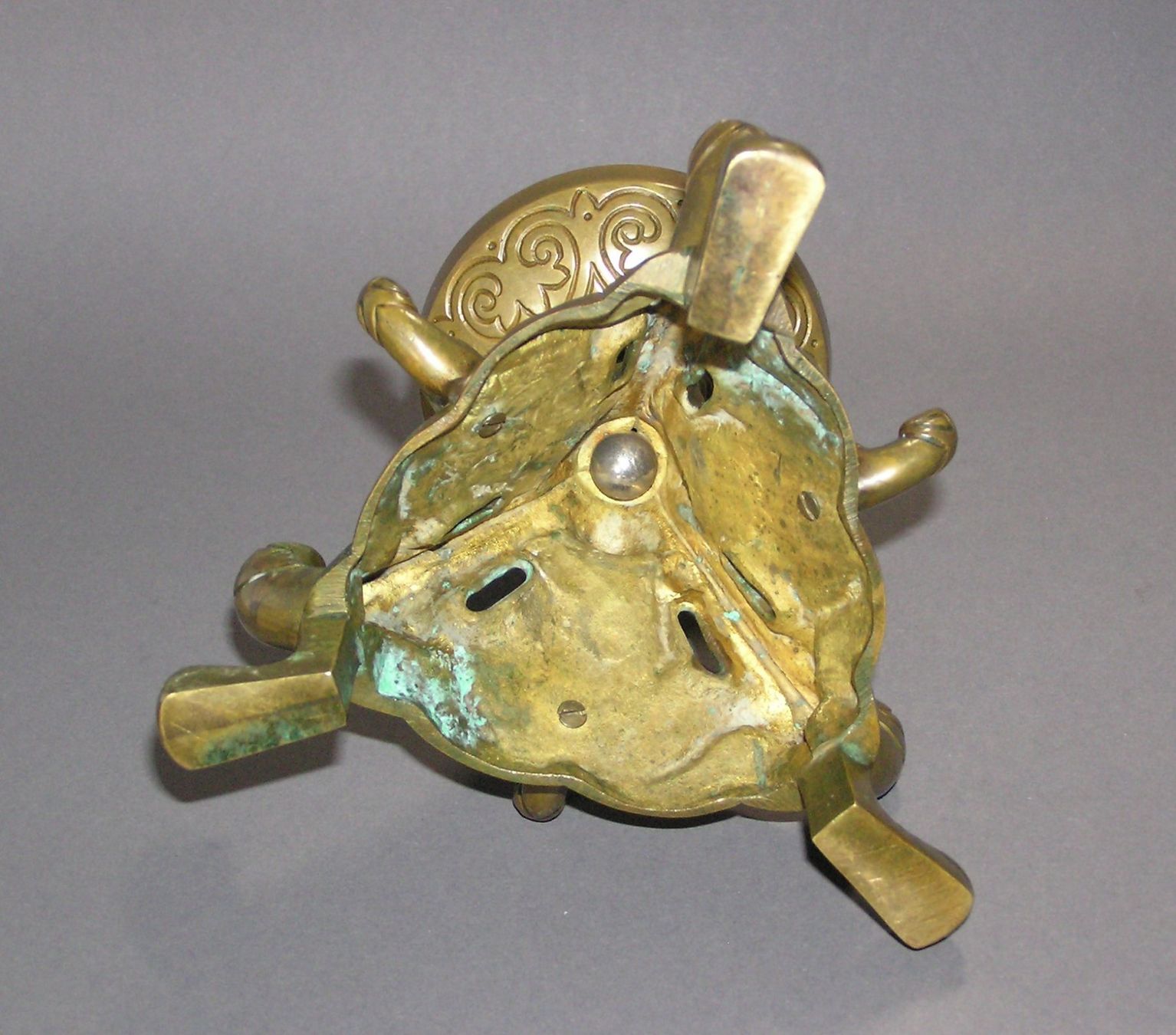 Bougeoirs: ALTER ASIATISCHER BRONZE KERZENSTÄNDER – D'occasion à Grenchen par Antique-hunter 4